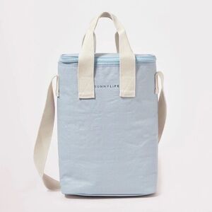 Sunnylife Light Blue Insulated Cooler Bag NWT Crossbody Lunch Tote Beach